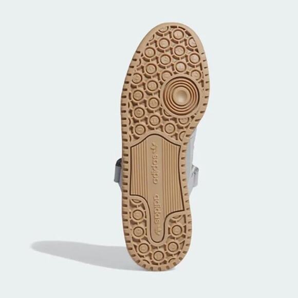 NWT adidas Men Originals Forum Low Shoes (Grey/Gum)-Size 11 - Picture 4 of 4